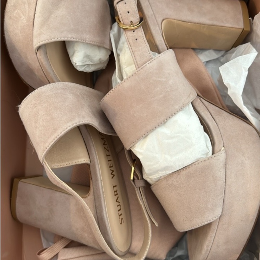 Stuart weitzman platform heel